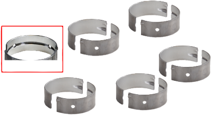 Engine Crankshaft Main Bearing Set for 1995-02 Mitsubishi Mirage 1.8L V4 .25