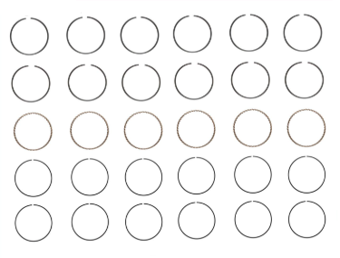 Engine Piston Ring Set for 1996-05 Chevrolet Astro 4.3L V6 .030