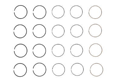 Engine Piston Ring Set for 2016-20 Hyundai Sonata 2.0L V4 .50