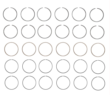 Engine Piston Ring Set for 1995-96 Nissan 300ZX 3.0L V6 .50