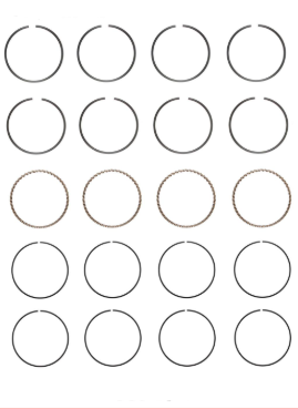 Engine Piston Ring Set for 1995-97 Nissan Altima 2.4L V4 STD