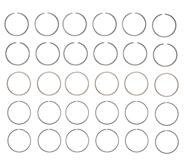 Engine Piston Ring Set for 1999-04 Nissan Frontier 3.3L V6 STD