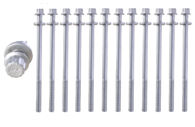 Engine Cylinder Head Bolt Set for 2000-12 Subaru Legacy 2.5L V4