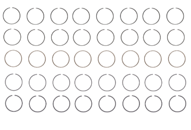 Engine Piston Ring Set for 1996-00 Chevrolet Tahoe 5.7L V8 .030