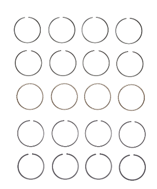 Engine Piston Ring Set for 2009-19 Nissan Versa 1.6L V4 .20