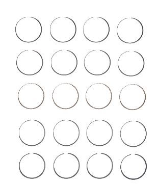 Engine Piston Ring Set for 2015-19 Acura TLX 2.4L V4 STD