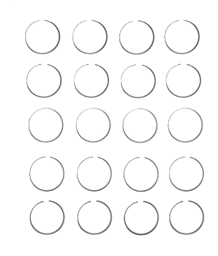 Engine Piston Ring Set for 1995-96 Chevrolet Beretta 2.2L V4 1.00