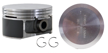 Engine Piston Set for 1996-99 Chevrolet Cavalier 2.4L V4 .75