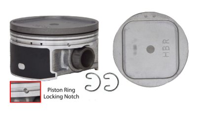 Engine Piston Set for 2002-05 Subaru Impreza 2.0L V4 STD