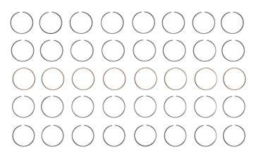 Engine Piston Ring Set for 2009-15 Chevrolet Corvette 6.2L V8 STD