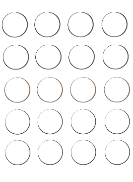 Engine Piston Ring Set for 2004-08 Chevrolet Aveo 1.6L V4 STD