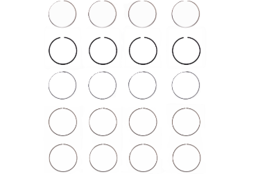 Engine Piston Ring Set for 2013-14 Chevrolet Malibu 2.0L V4 STD