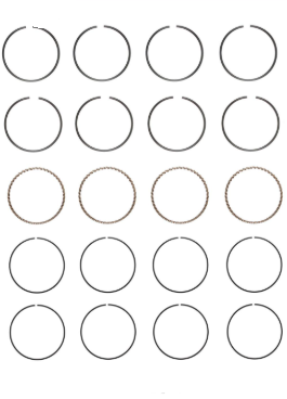 Engine Piston Ring Set for 2005-08 Chevrolet Cobalt 2.0L/2.2L V4 .50