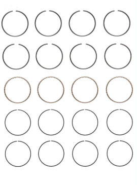 Engine Piston Ring Set for 1998-14 Nissan Frontier 2.5L V4 100