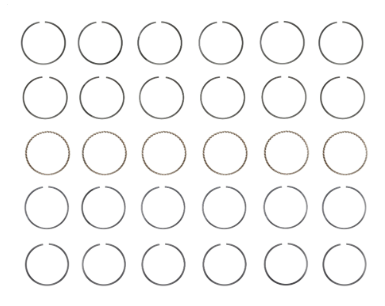 Engine Piston Ring Set for 2008-14 Subaru Tribeca 3.6L V6 .50