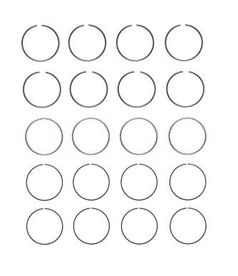 Engine Piston Ring Set for 1995-99 Subaru Legacy 2.2L V4 STD