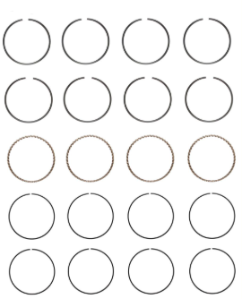 Engine Piston Ring Set for 1996-99 Subaru Legacy 2.5L V4 .50