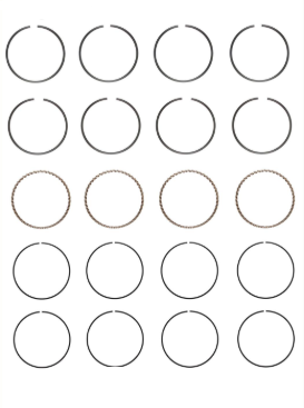 Engine Piston Ring Set for 2005-12 Subaru Legacy 2.5L V4 .50